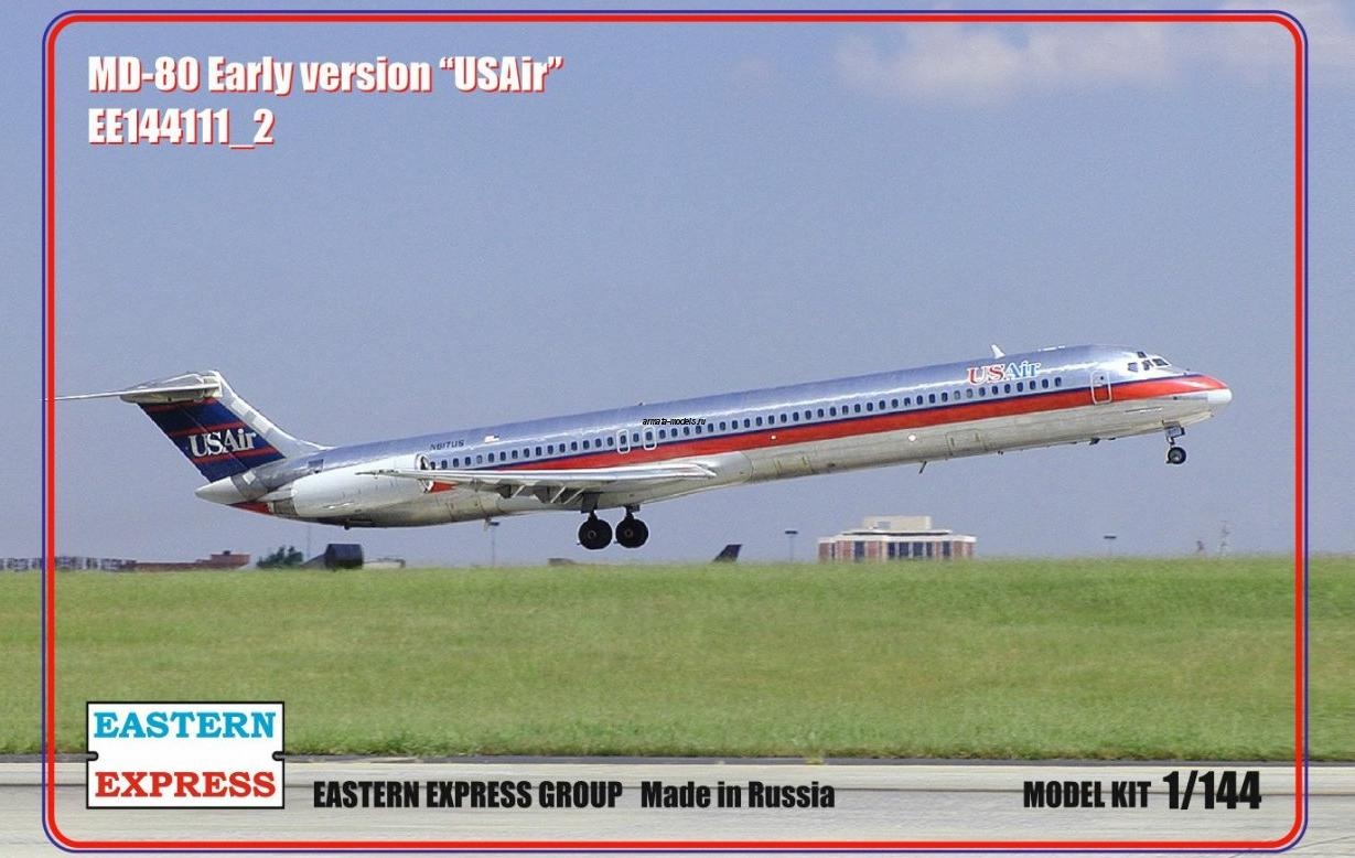 

ЕЕ144111_2 Авиалайнер MD-80 ранний USAir Limited Edision