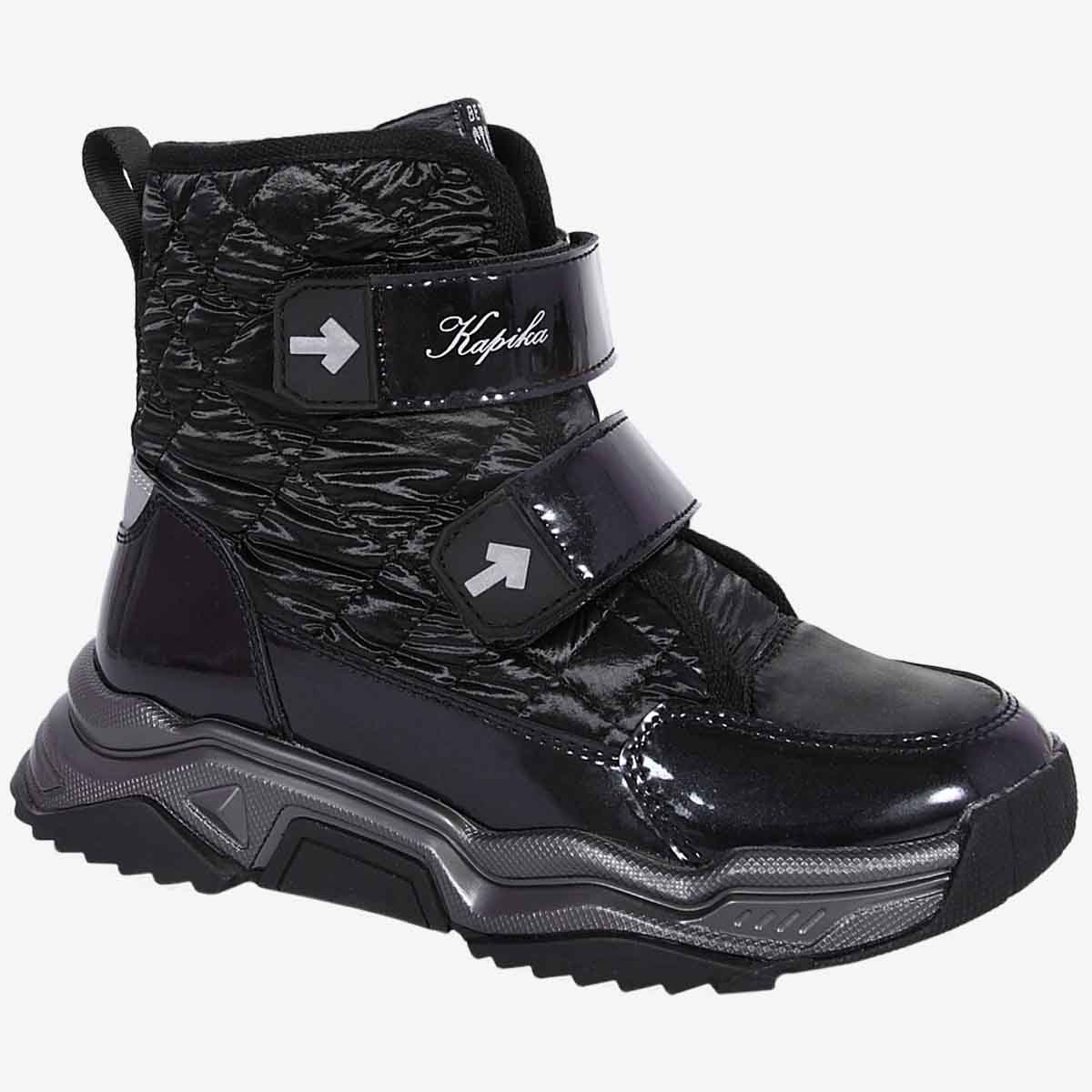 

Дутики детские Kapika 1337д-2 цв.черный р.34,5 RU, 1337д