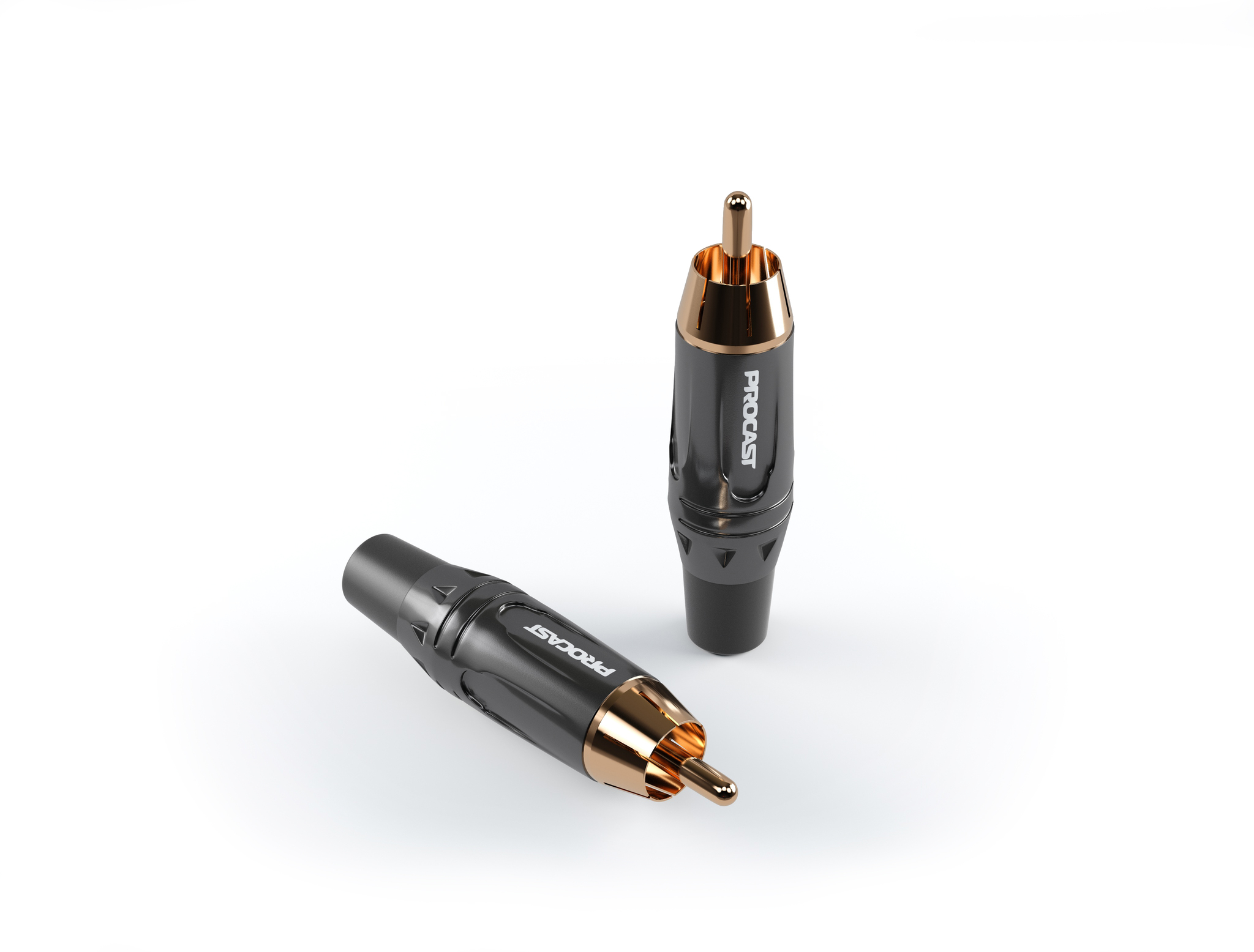 Разъем RCA(male) PROCAST cable RCA6/TT/Black черный маркер