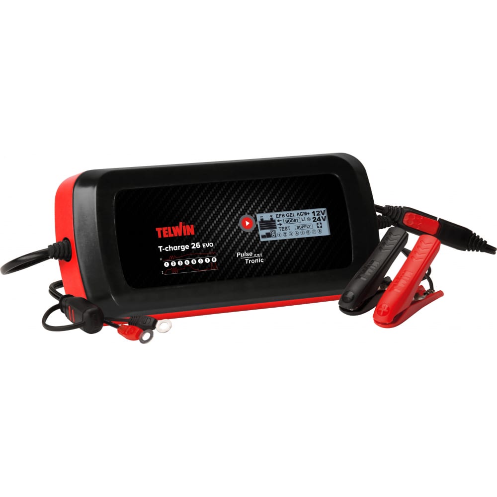 

Зарядное устройство для аккумуляторов Telwin T-CHARGE 26 EVO 807595