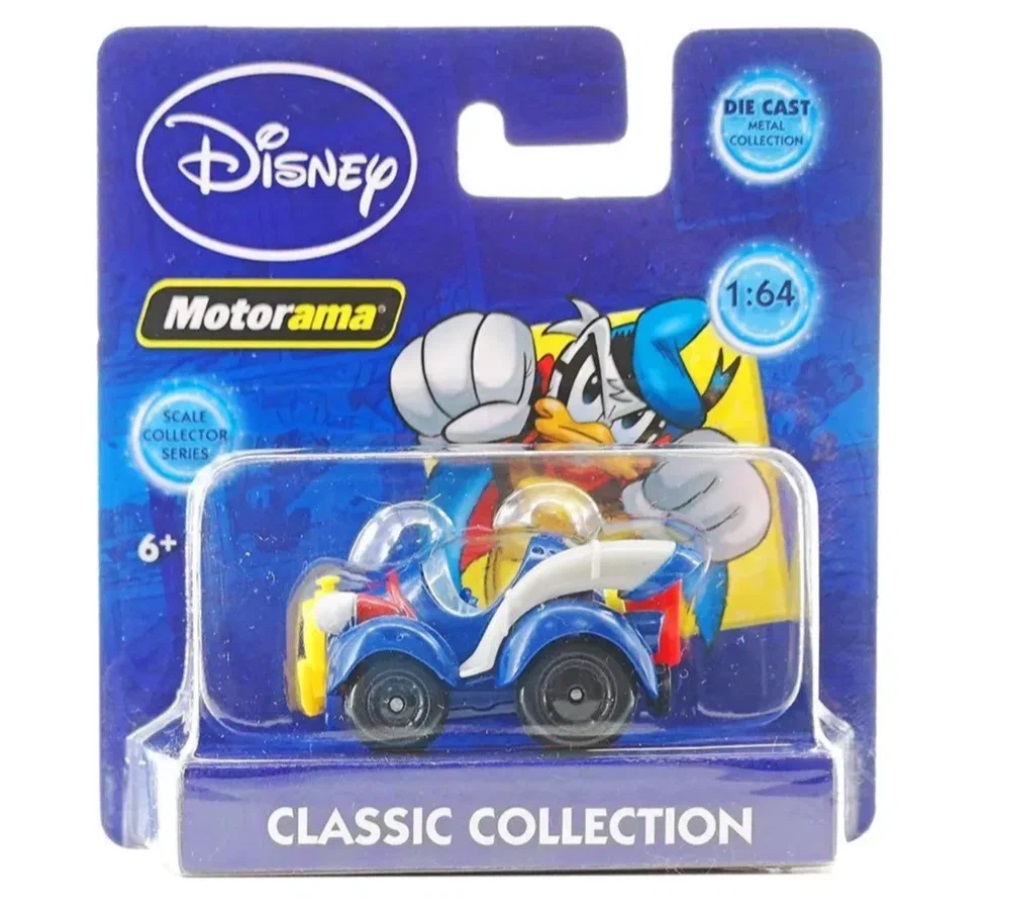 Коллекционная машинка Motorama Disney Дональд Дак 1:64 498558-2