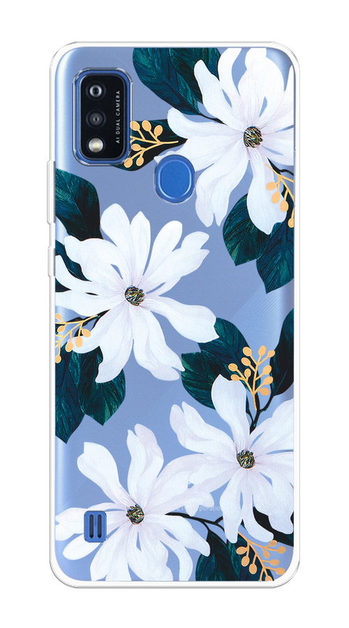 

Чехол на ZTE Blade A51 "Delilah Flower", Зеленый;белый, 134550-1