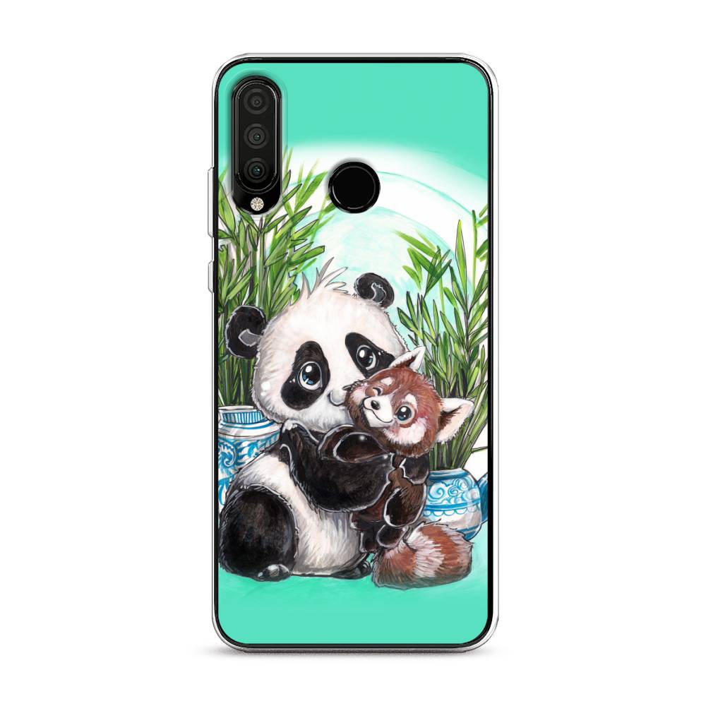 

Чехол Awog на Honor 20 Lite 2020 "Друзья зверята", Голубой;белый;черный, 611250-2