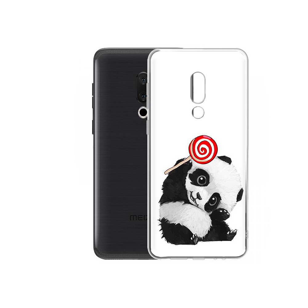 

Чехол MyPads Tocco для Meizu M15 Plus панда с леденцом, Прозрачный, Tocco