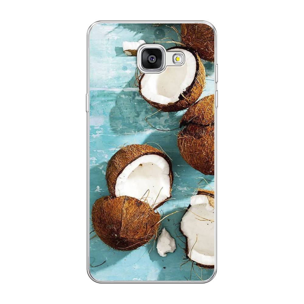 

Чехол Awog на Samsung Galaxy A5 2016 / Самсунг A5 2016 "Разбитые кокосы", Коричневый, 20550-10