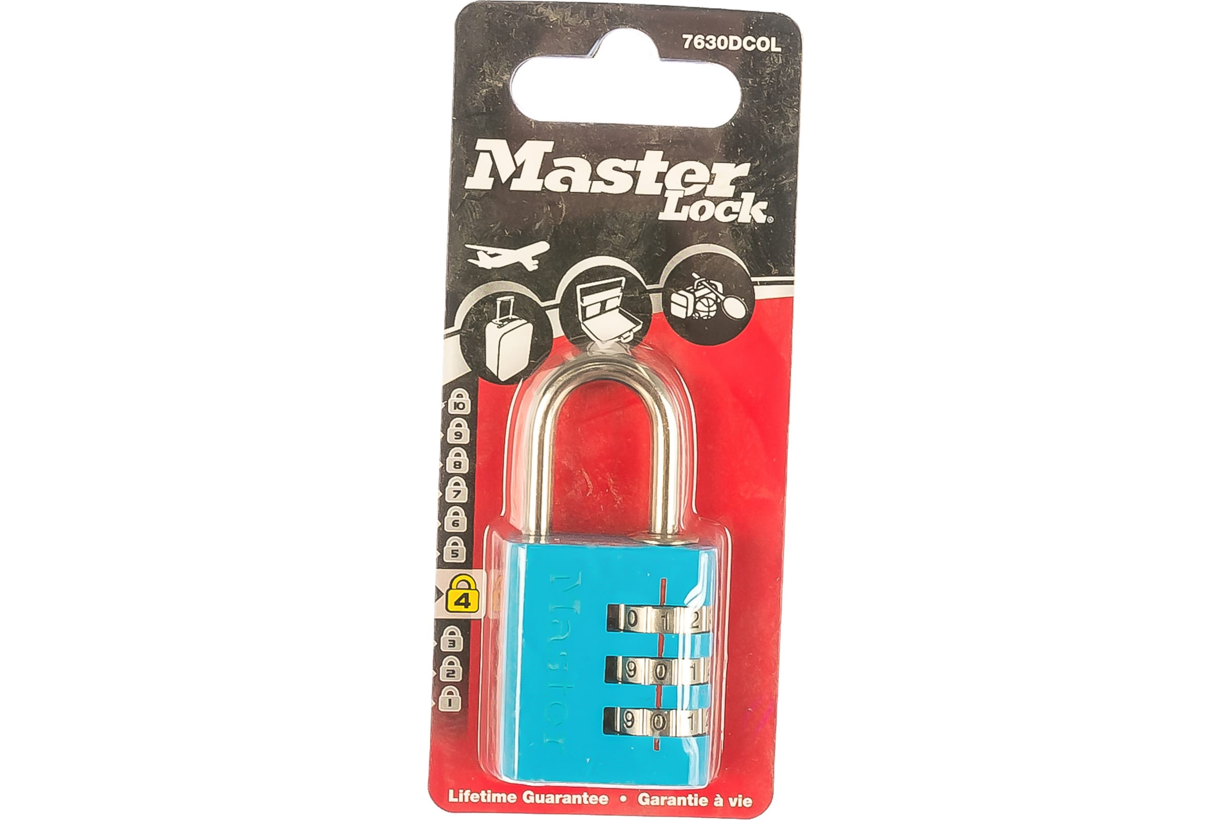 

MasterLock Кодовый Навесной замок 7630EURDCOL