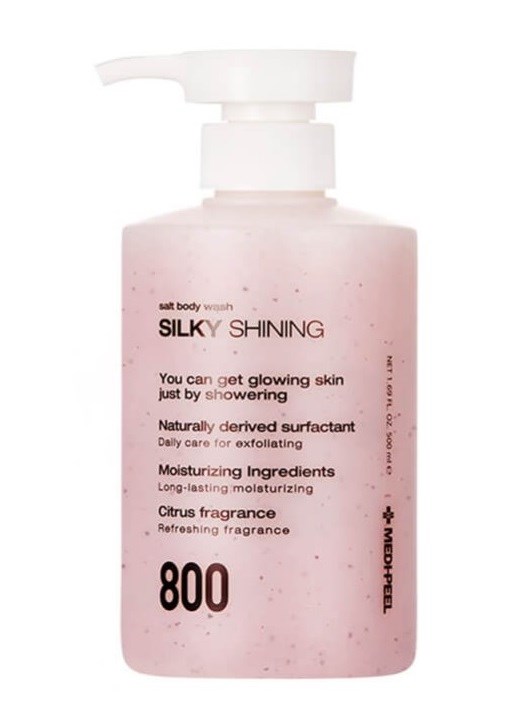 фото Скраб-гель для тела medi-peel silky shining salt body wash, 500 мл