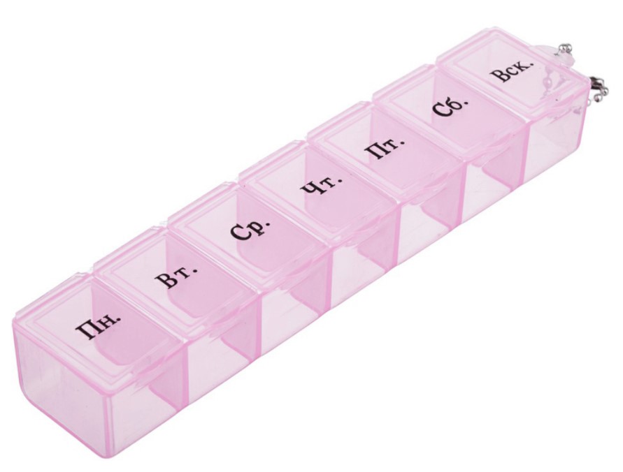 

Контейнер для мелочей Ежедневный 15 x 3,3 x 3,3 см в ассортименте