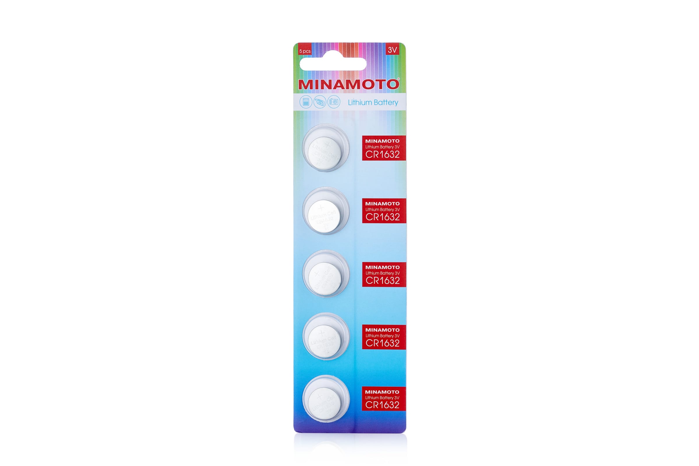 Minamoto батарейка литий CR-1632 5/card 81632 уличный настенный светодиодный светильник elektrostandard taco 1632 techno led алюминий 4690389167270