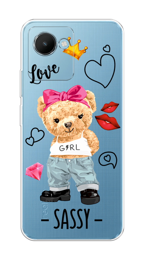 

Чехол на Realme C30S 4G "Sugar Mommy", Голубой;белый;розовый, 2511650-6
