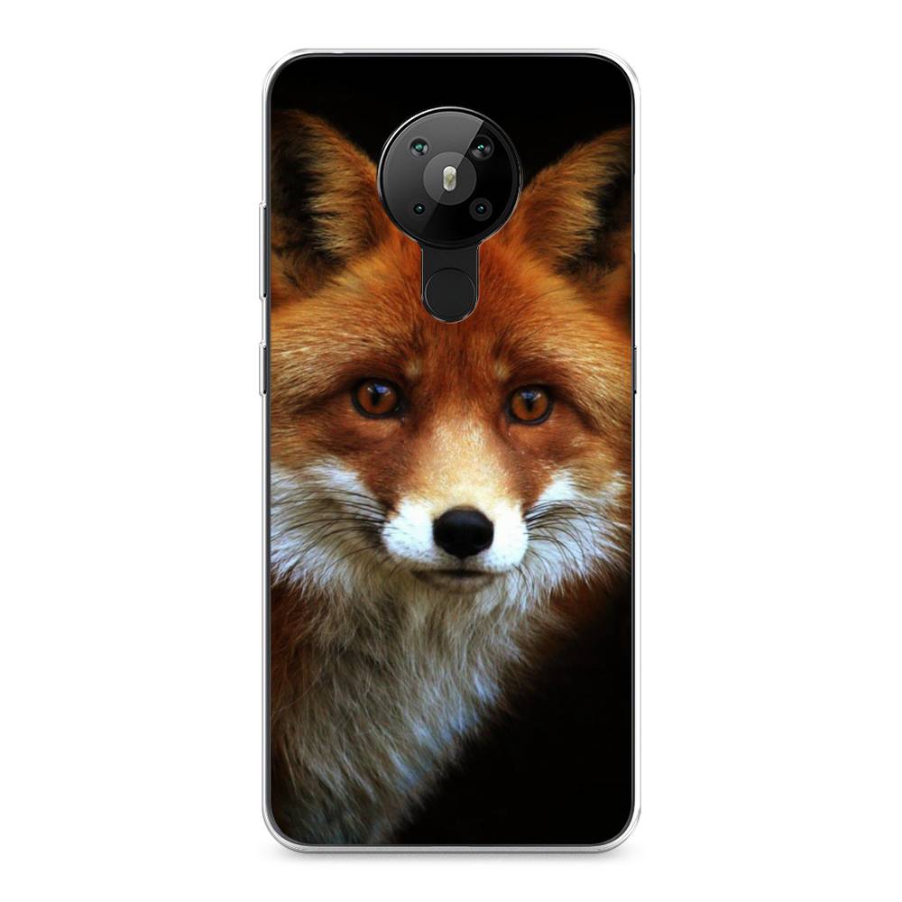 

Чехол на Nokia 5.3 "Лиса 2", Оранжевый;черный;серый, 123450-1