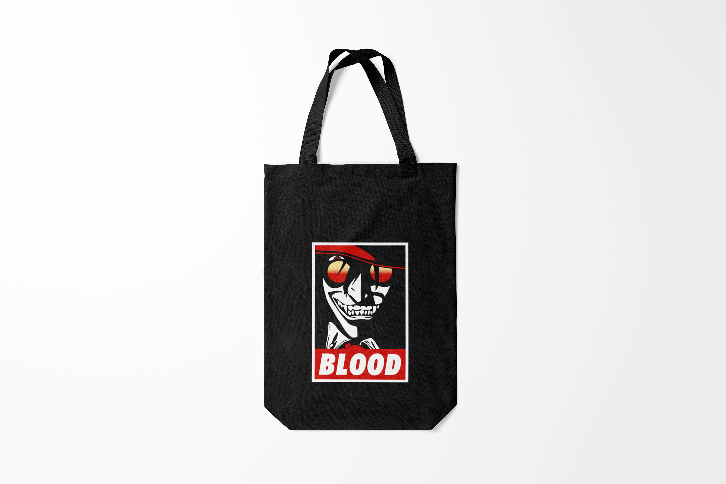 

Сумка шoппер унисекс Burnettie Алукард Blood, черный, Алукард Blood