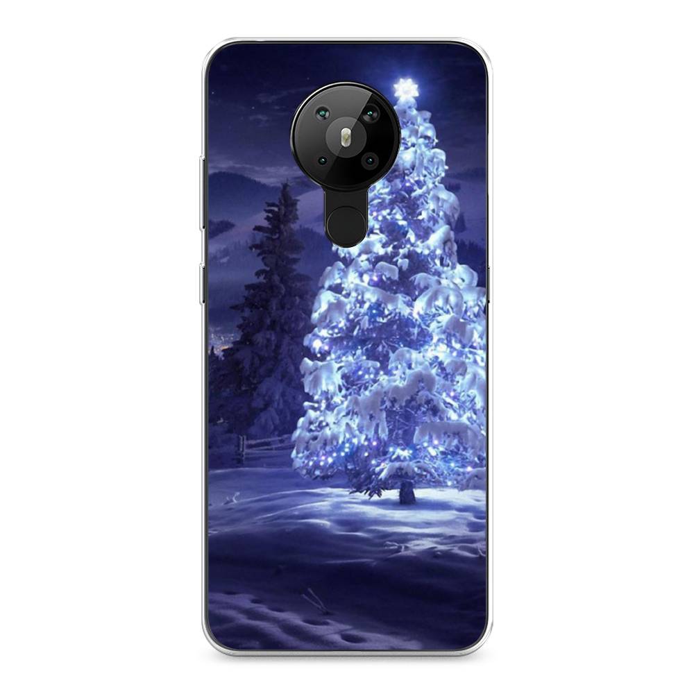 

Чехол на Nokia 5.3 "Зима 4", Синий;черный;белый, 123450-2