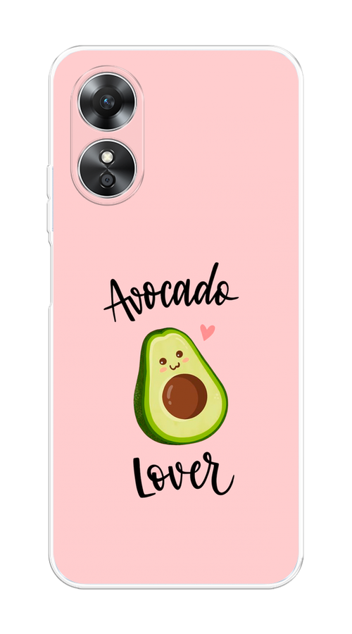 

Чехол на Oppo A17 "Avocado lover", Розовый;зеленый, 2512050-6