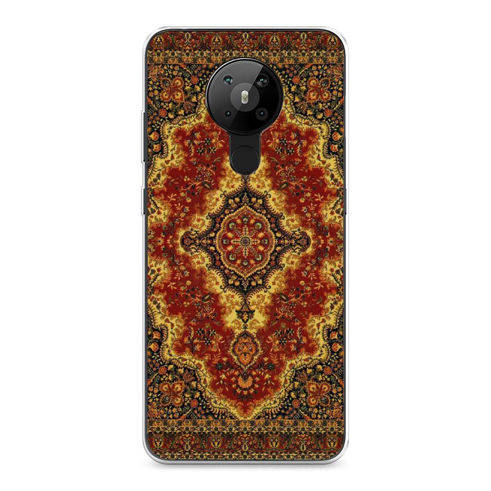 

Чехол на Nokia 5.3 "Ковер", Коричневый;золотистый;красный, 123450-3