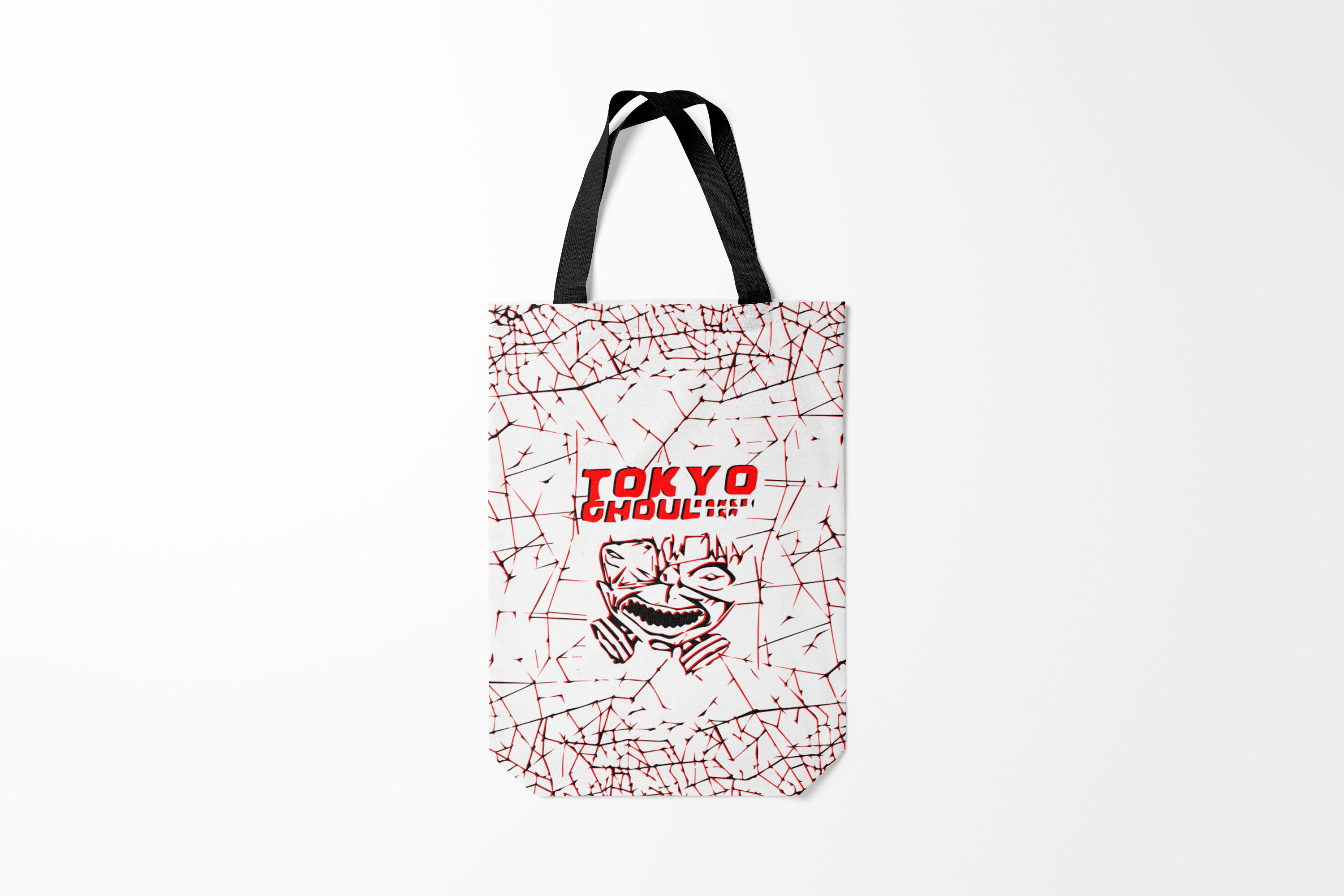 

Сумка шoппер унисекс Burnettie tokyo ghoul, белый, tokyo ghoul