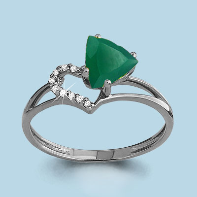 

Кольцо из серебра р.  AQUAMARINE 6532209А_925_р, 6532209А_925_р