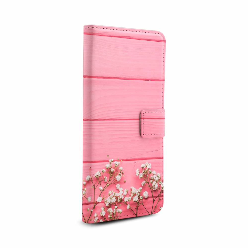 

Чехол Awog на Apple iPhone 12/12 Pro "Цветочный фон book", Розовый, 12885-1