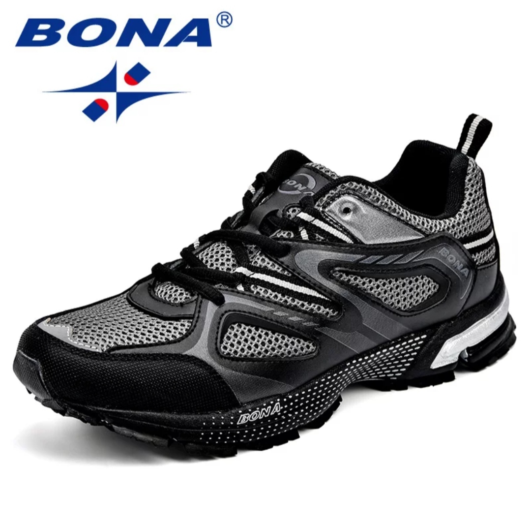 Спортивные кроссовки мужские Bona TrekSilver серебристые 42-43 RU