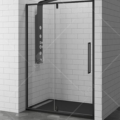 

RGW Душевая дверь RGW Stilvoll SV-03 120 06320312-14 профиль Черный стекло прозрачное