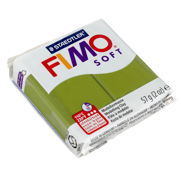 

Глина Полимерная Soft , Запекаемая, 57 Грамм, Оливковый Staedtler / Fimo 8020-57