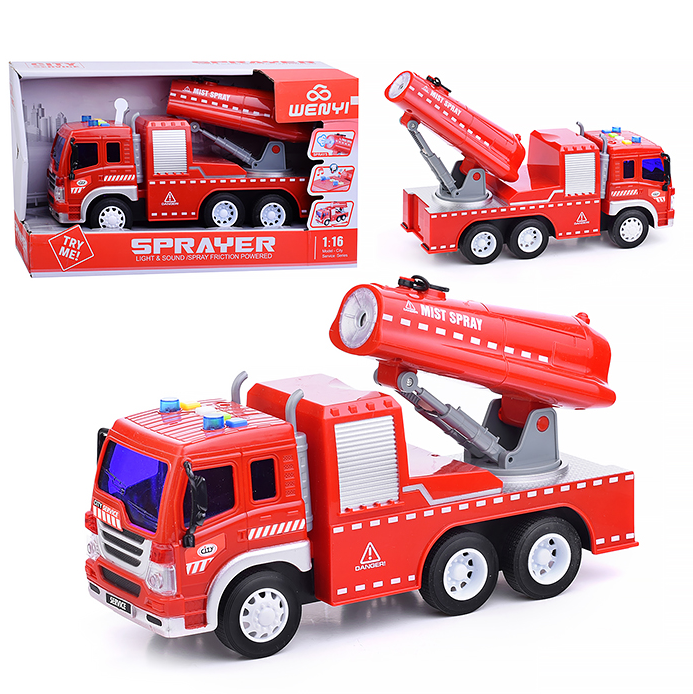 

Машина WY352A на батарейках, в коробке 1:16, Красный