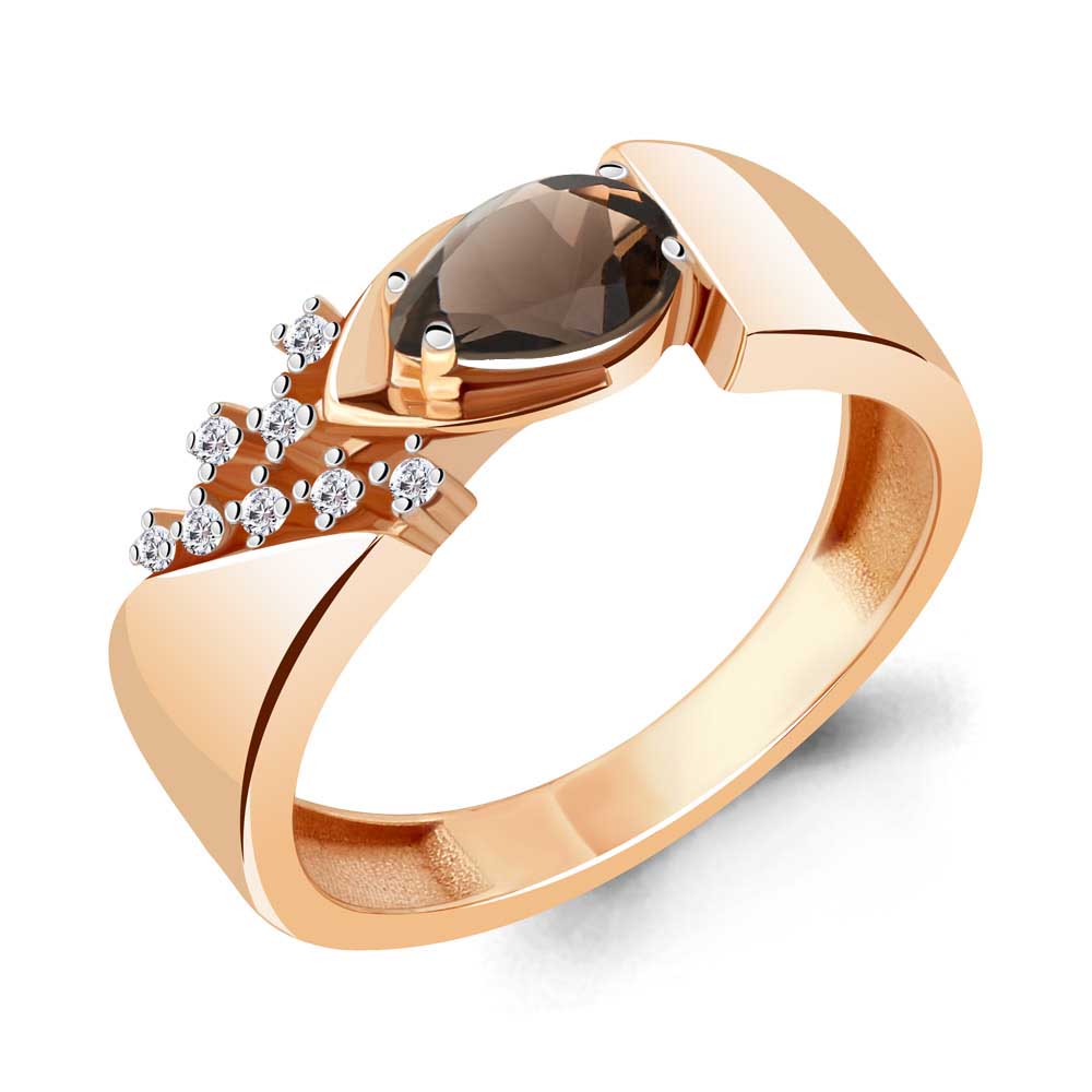 

Кольцо из серебра р.  AQUAMARINE 6939301А_925_з, 6939301А_925_з