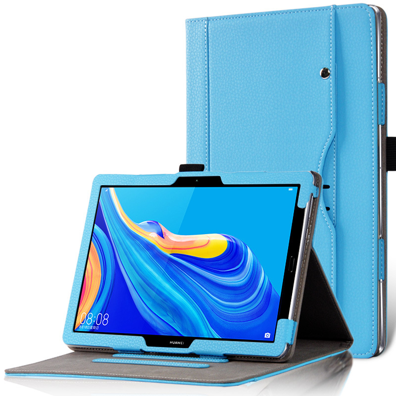 

Чехол MyPads для Huawei MediaPad M6 8.4 голубой, Luxury