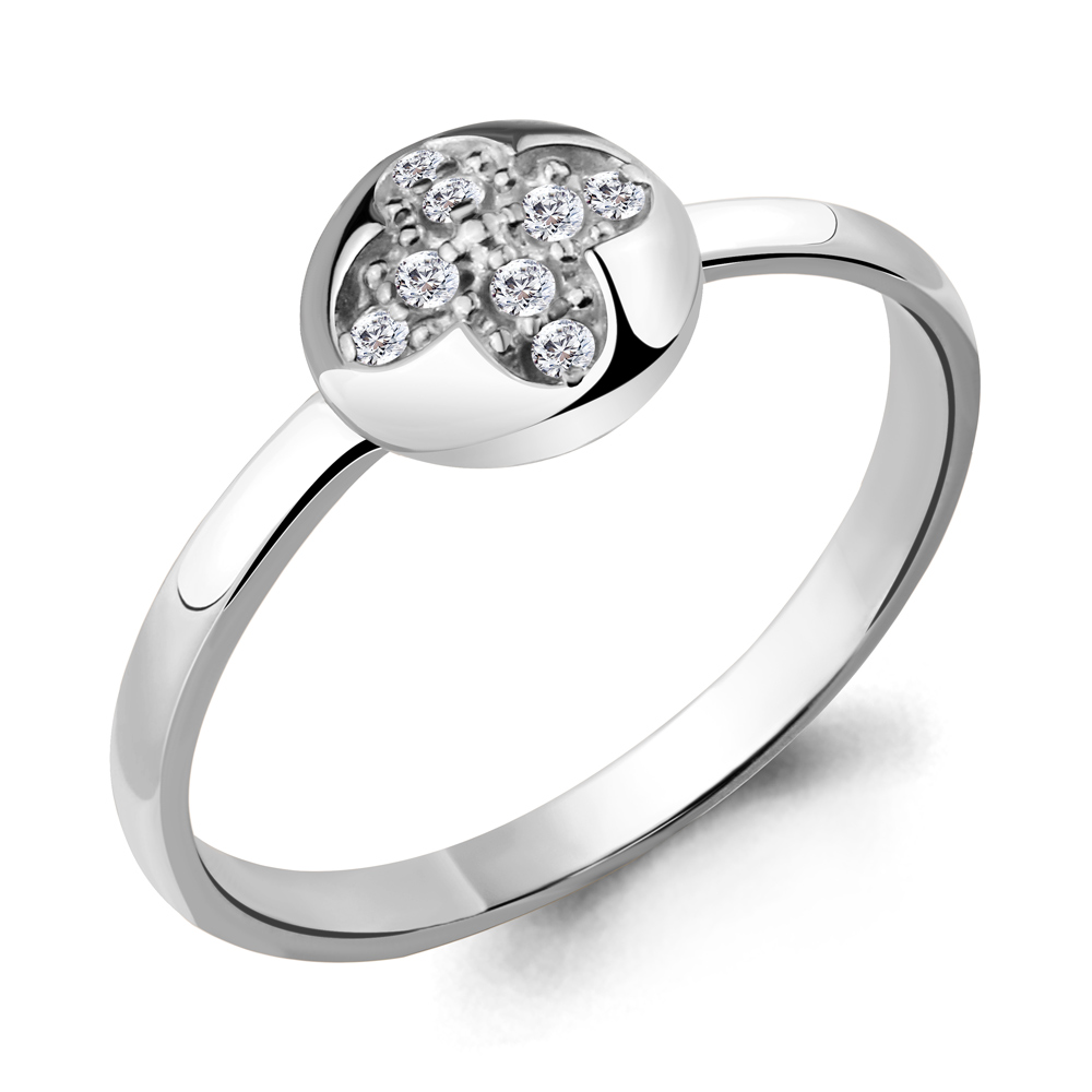 

Кольцо из серебра р. 17 AQUAMARINE 68553А_925_р, 68553А_925_р