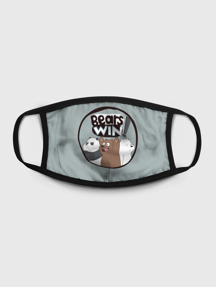 

Многоразовая маска унисекс Burnettie Bears Win, Разноцветный, Bears Win