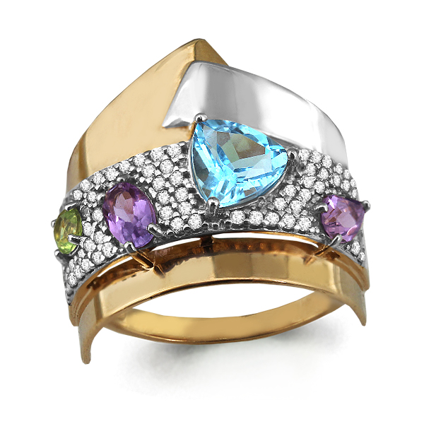 

Кольцо из золота р. , AQUAMARINE 6555805А_585_кз, 6555805А_585_кз