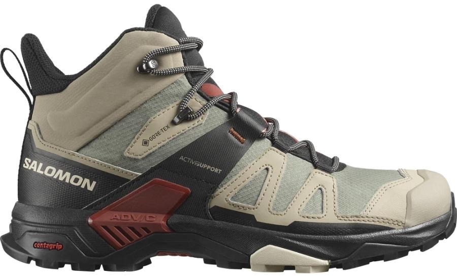 Ботинки мужские Salomon Shoes X Ultra 4 Mid GTX бежевые 11 UK