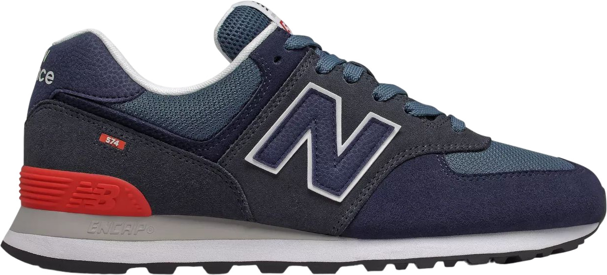 

Кроссовки мужские New Balance 574 синие 10.5 US, Синий, 574