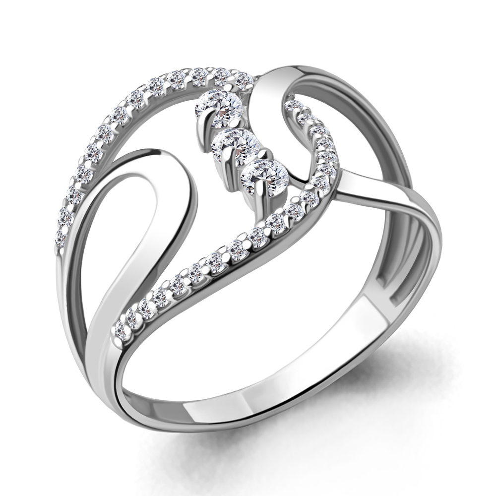 

Кольцо из серебра р. 16,5 AQUAMARINE 65736А_925_р, 65736А_925_р