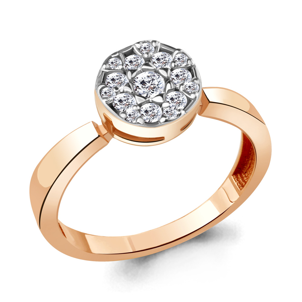 

Кольцо из серебра р.  AQUAMARINE 68541А_925_з, 68541А_925_з