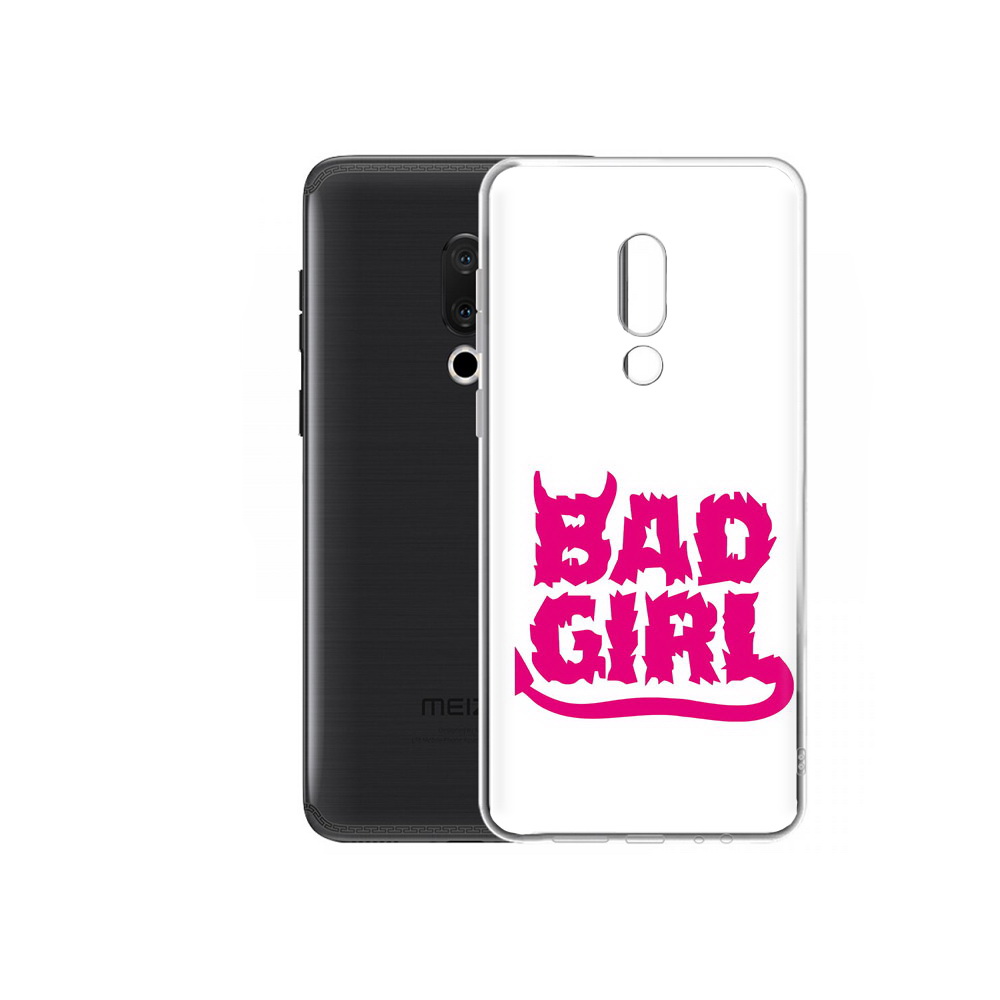 

Чехол MyPads Tocco для Meizu M15 Plus плохая девочка, Прозрачный, Tocco