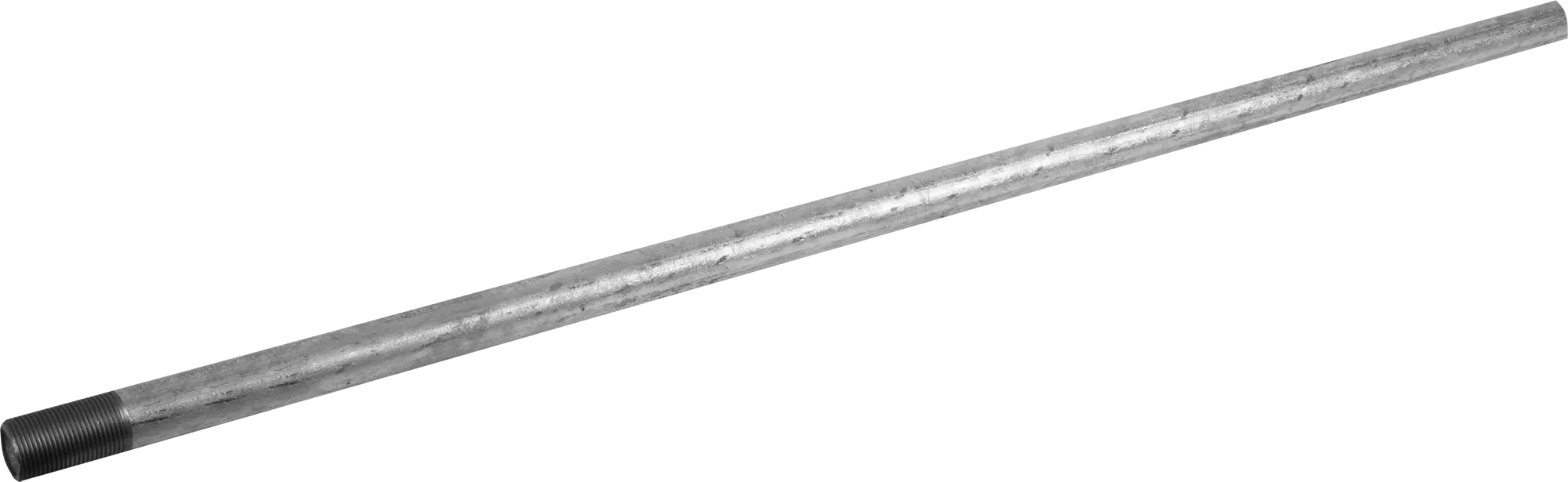 Труба с наружной резьбой d 25 мм L 2 м оцинкованная сталь