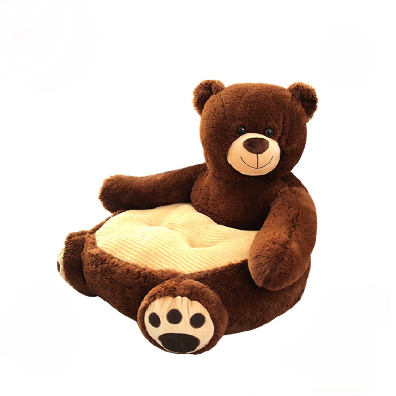 Кресло МягкийМишка Медведь коричневый