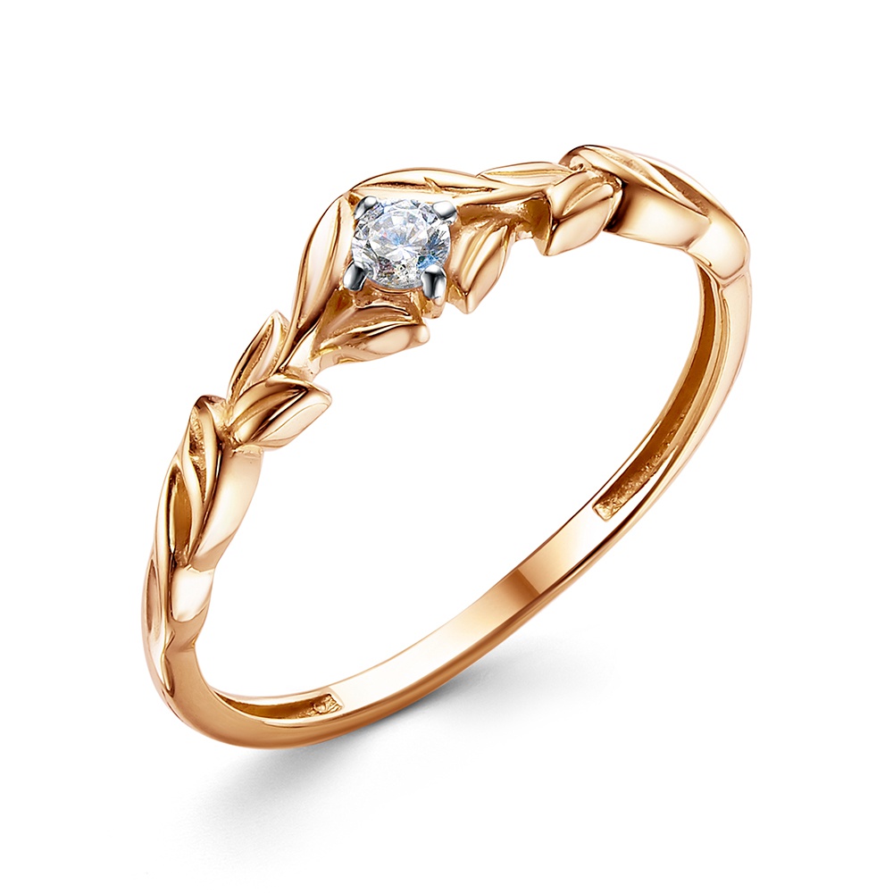 

Кольцо из золота р. , 585Gold 301012945, фианит, 301012945