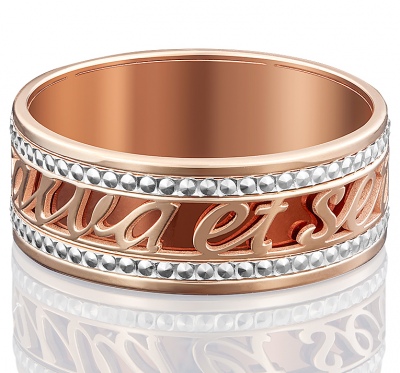 

Кольцо из комбинированного золота р. , PLATINA jewelry 01-4940-00-000-1111-48, 01-4940-00-000-1111-48