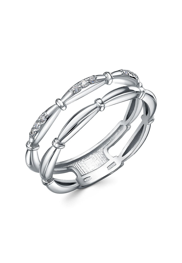 

Кольцо из серебра р.  Kari Jewelry 3101018179, фианит, 3101018179