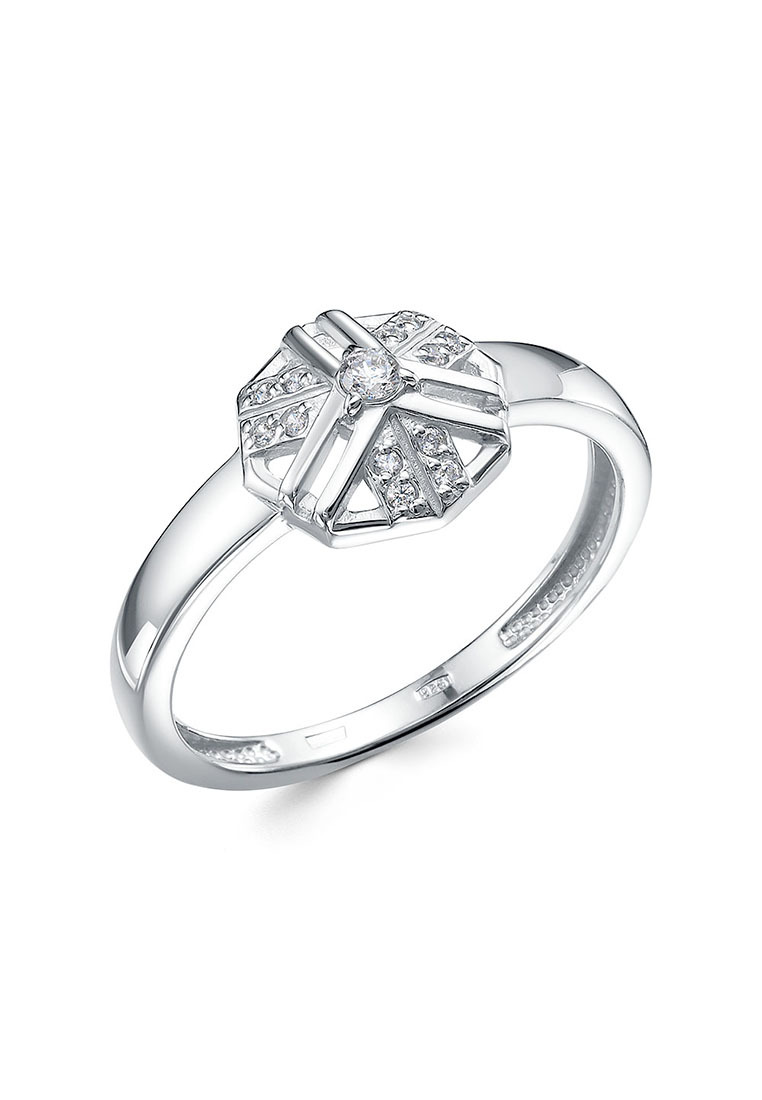 

Кольцо из серебра р.  Kari Jewelry 3101018277, фианит, 3101018277
