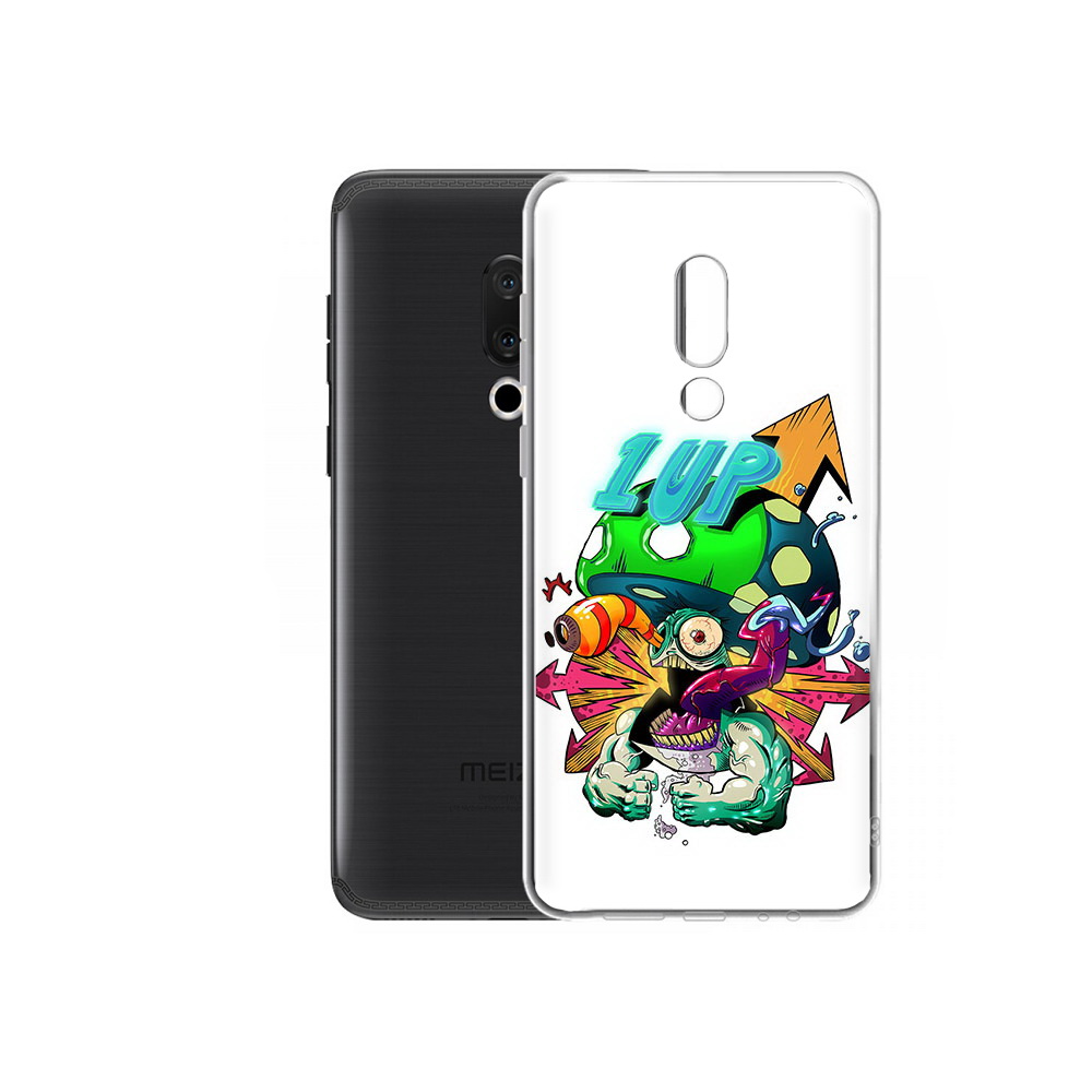 

Чехол MyPads Tocco для Meizu M15 Plus сильный гриб абстракция, Прозрачный, Tocco