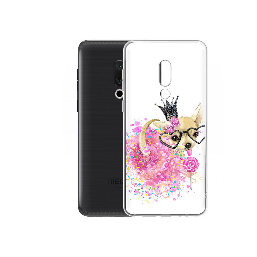 

Чехол MyPads Tocco для Meizu M15 Plus сладкая принцесса, Прозрачный, Tocco