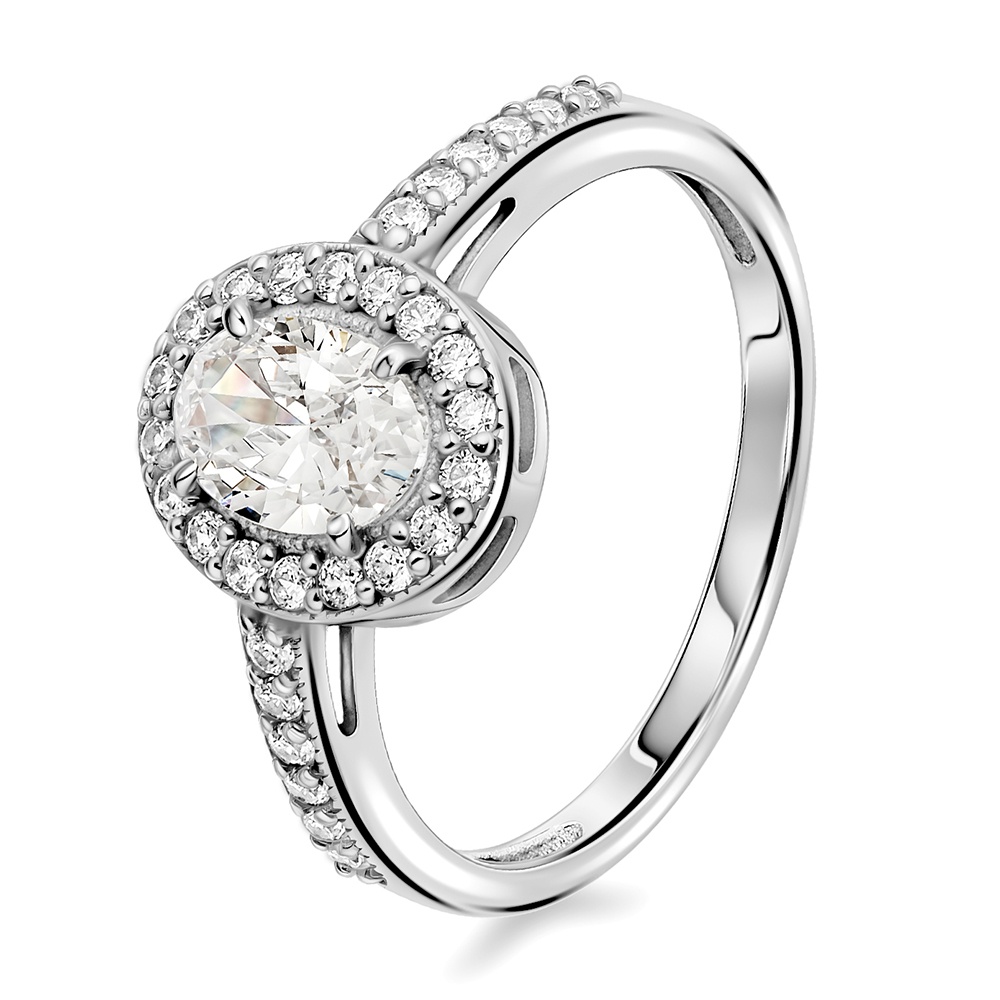 

Кольцо из серебра р. , 585Gold 701014579, фианит, 701014579