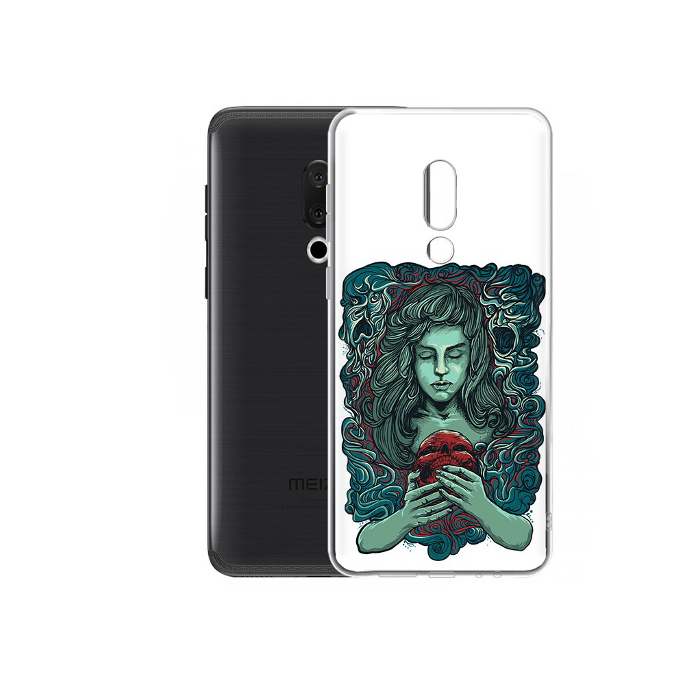 

Чехол MyPads Tocco для Meizu M15 Plus спящая девушка, Прозрачный, Tocco