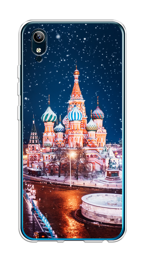 

Чехол на Vivo Y91c/Y1s "Москва 1", Коричневый;синий;белый, 262850-1