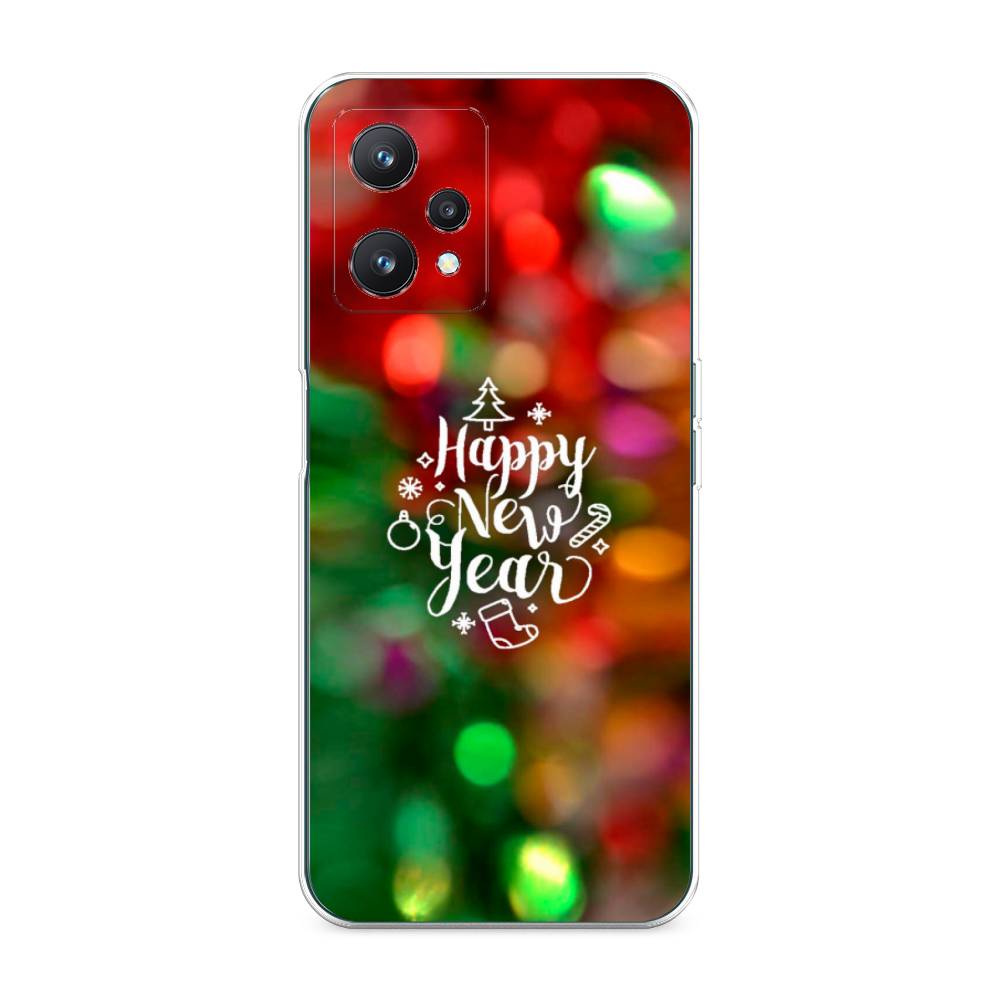 

Чехол на Realme 9 Pro "Новый Год на елке", Зеленый;красный;желтый, 258850-5