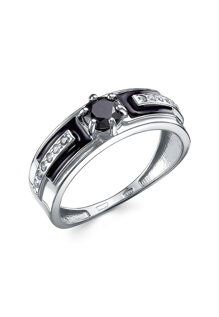 

Кольцо из серебра р.  Kari Jewelry 3541010463, фианит\эмаль, 3541010463