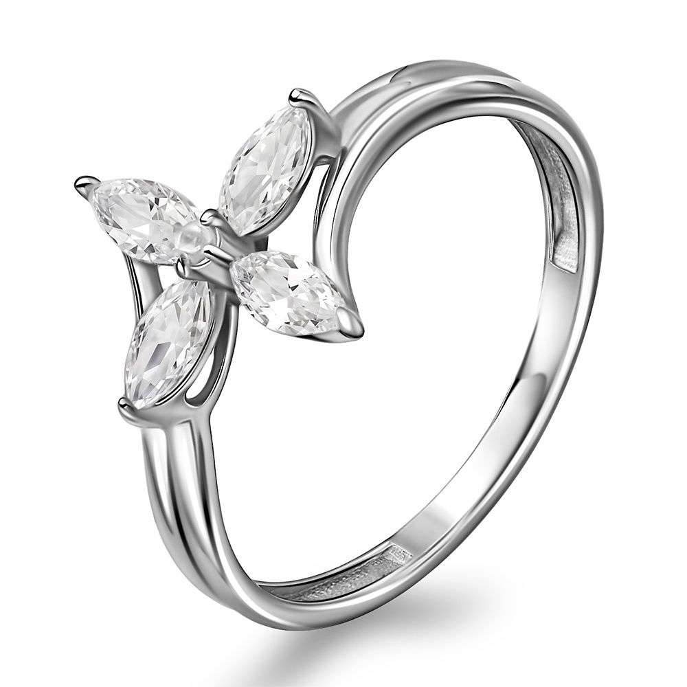 

Кольцо из серебра р. , 585Gold 701014950, фианит, 701014950